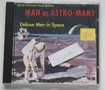 MAN OR ASTRO-MAN - Deluxe Men In Space - CD (1996) Twang Space Style - VG+ CD • £7.95