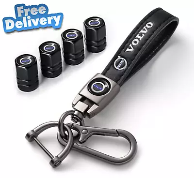 Car Tire Valve Caps Cover Car Key Chain For Volvo Dust Caps Key Fob Accessories • $13.99