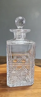 Vintage Heavy Lead Crystal Whiskey Decanter  • $40