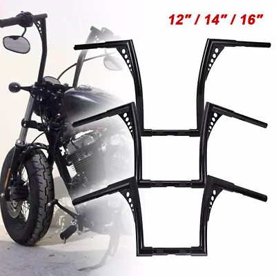 12  14  16  Rise Ape Hangers Handlebar For Kawasaki Vulcan 500 • $190.86