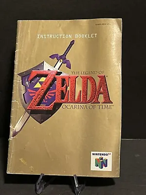 The Legend Of Zelda Ocarina Of Time Nintendo 64 N64 Instruction Manual Booklet • $15.99