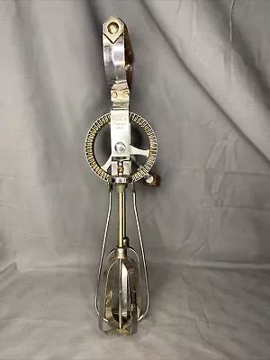 Vintage Maid Of Honor Stainless Steel Egg Beater Hand Crank Mixer Ekco Works USA • $13.30