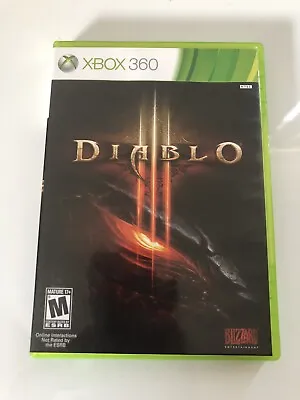 Diablo III 3 Microsoft Xbox 360 Video Game Complete With Manual NTSC • $10