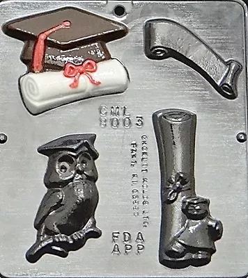 $6.99 • Buy Graduation Assortment Chocolate Candy Mold  8003 NEW