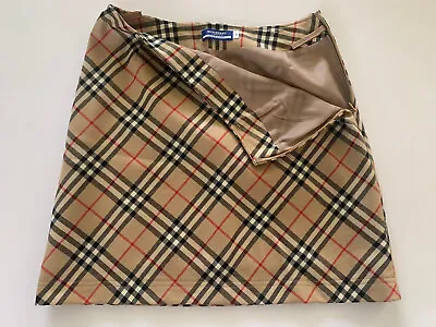 £75 • Buy Burberry Nova Check Vintage Skirt, Fr38