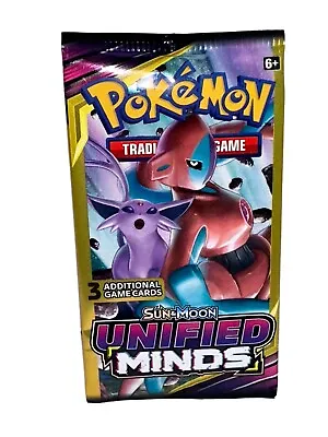 Pokémon Sun & Moon Unified Minds Mini Booster Pack Factory Sealed NEW • $6.27