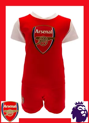 ⚽️Arsenal FC⚽️Authentic⚽️Babys Home Kit T-Shirt & Shorts⚽️36-48 Months⚽️New⚽️02 • £10.99