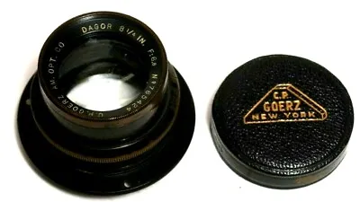 C.p. Goerz Am. Opt. Co. Dagor Lens--8 1/4 Inch • $149.99