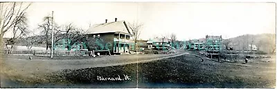 Barnard Vermont VT - 11  PANO HORSE DRAWN CARRIAGE SILVER ALKE - RPPC Postcard • $30