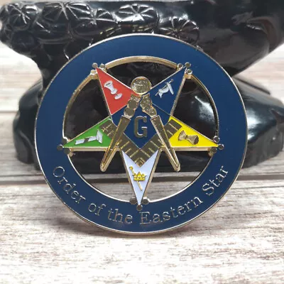 Masonic Auto Car Badge Emblems Mason Freemason Order Of The Eastern Star • $8.88