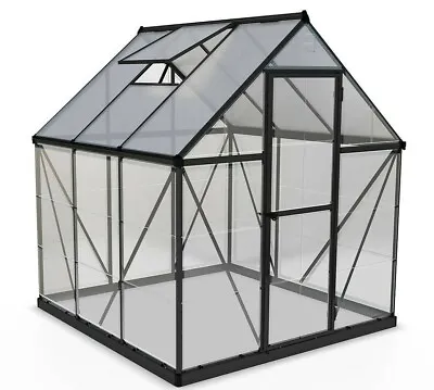4ft 6ft 8ft 10ft 12ft 14ft PALRAM CANOPIA HYBRID GARDEN GREY GREENHOUSE POLYCARB • £399.94
