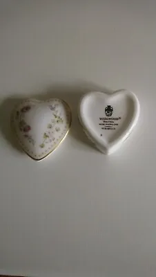 £7 • Buy Wedgwood Bone China Heart Shaped Trinket Box