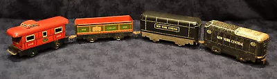  Tin Llitho Train Set 4 MAR Marx TOY New York Central Rock Island C.R.I & P • $49.99