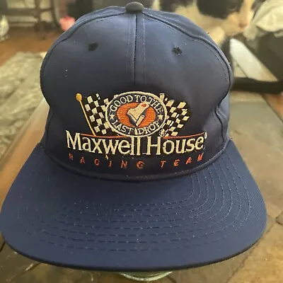 Vintage Nascar Maxwell House Racing Bobby Labonte #22 Trucker Snapback Hat • $18.52