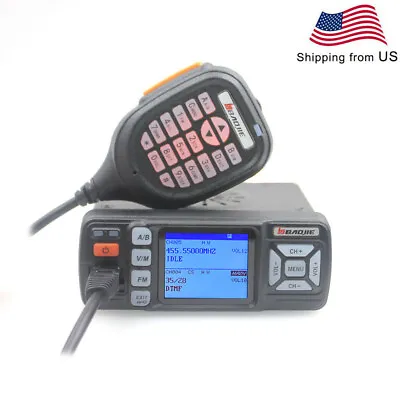 BAOJIE Dual Band Radio BJ-318 25W VHF UHF Auto Mini Car Mobile Transceiver • $65.71