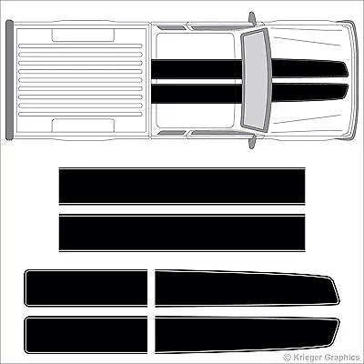 EZ Rally Racing Stripes 3M Vinyl Stripe Graphic Decals For Ford Ranger • $69.99