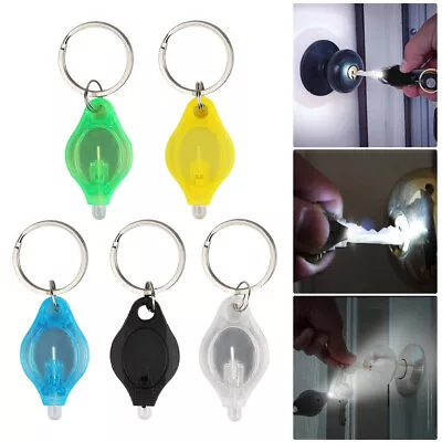 £2.98 • Buy Mini Bright LED Micro Light Keychain Squeeze Light Key Ring Camping Hiking Best