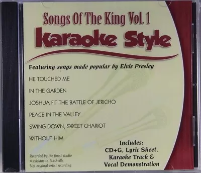 Songs Of The King Elvis Presley Volume 1 Christian Karaoke NEW CD+G 6 Songs • $17.80