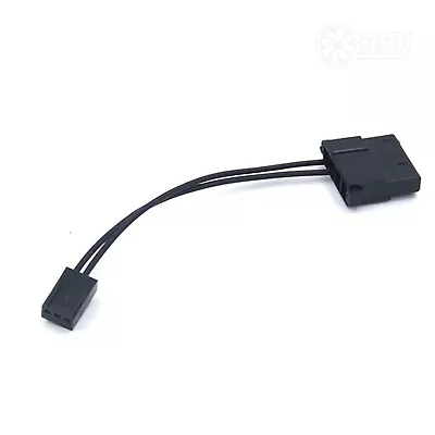 12V PWM Fan Header To IDE Molex Fan Power Adapter Cable Connector Converter PSU • £4.95