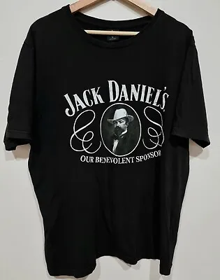 Jack Daniel Our Benevolent Sponsor T Shirt Black Men's Large • $49.99