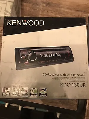 Kenwood Kdc 130ur Headunit Car Stereo • £50