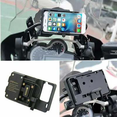$16.78 • Buy Phone GPS Navigation Bracket Mount USB Charger For BMW R1200GS F800GS F700GS