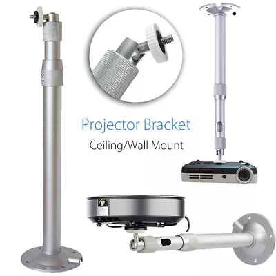 $17.09 • Buy 360° Universal Projector Ceiling Projector Mount Aluminium Bracket 15KG Capacity