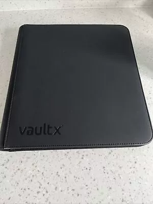 Vault X Binder 12 Pocket Zip - 20 Pages For 480 Cards - Excellent Condition • £15