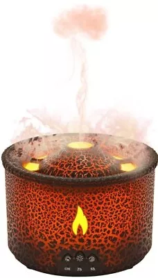 Essential Oil Volcano Diffuser / Humidifier 360ml 2 Setting Waterless Auto-Off • $24.95