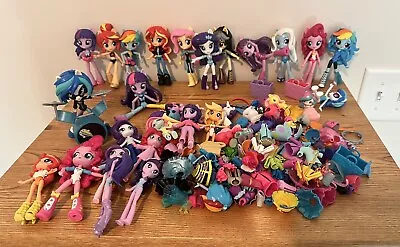 Lot Of 14 My Little Pony Equestria Girls Plus Mini Dolls Accessories! Huge Lot!! • $70