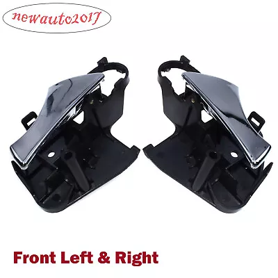 2X Inside Door Handles For 1999 2000 2001 2002 Daewoo Nubira 2.0L L4 Front Pair • $17.31