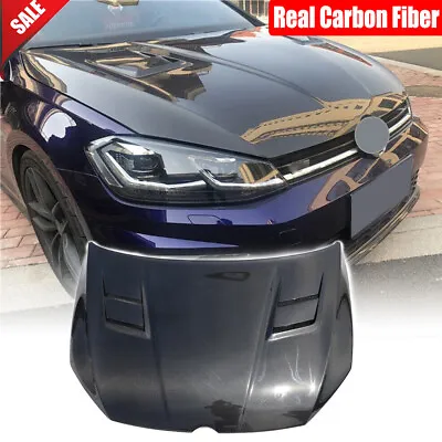 Real Carbon Front Hood Bonnet Engine Cover For VW Golf 7 VII MK7 /R/GTI 2014-17 • $1329.99