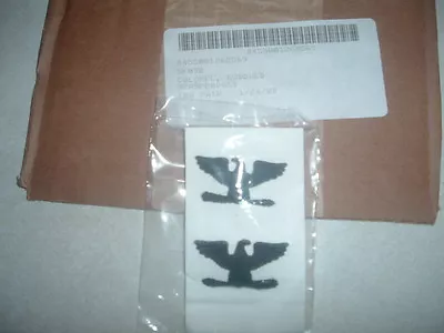 Military Insignia Us Army Full Bird Colonel Rank Set Of 2 Black Subdued New Nip  • $4.99