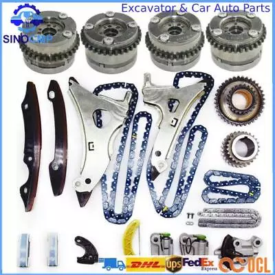 Timing Chain Kit & Camshaft Adjusters For Benz M278 W212 CLS500 GL550 S500 E550 • $515