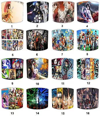 Japanese Anime Lampshades Ideal To Match Japanese Anime Wallpaper. • £27.99