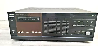 Vintage Mitsubishi Stereo Integrated Amplifier DA-U156  For Parts Or Repairs  • $47.58