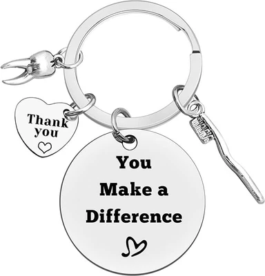 Dentist Keyring Dentist Appreciation Gifts Dental Hygienist Gift Dental Assistan • £3
