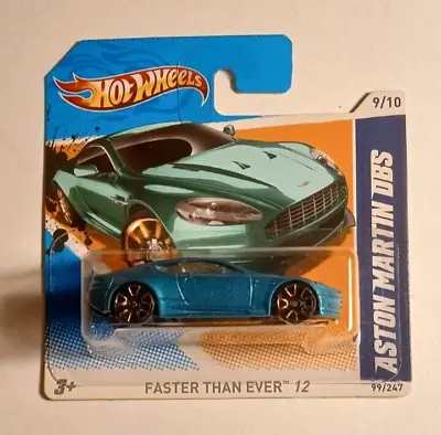 2011 Hot Wheels ~ Faster Than Ever 12 ~ ASTON MARTIN DBS Short Card • $15.95