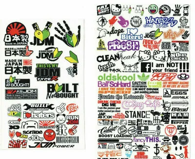 RC 1/10 DRIFT DECALS Logo Sponsors Decals Sticker 2 PCS  #D • $13.99