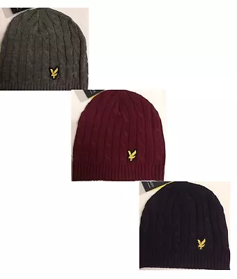 Lyle And Scott Cable Net Beanie Hat • £6.99