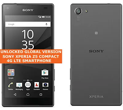 $345.80 • Buy SONY XPERIA Z5 COMPACT E5823 2gb 32gb Quad Core 4.6  Screen Android Smartphone