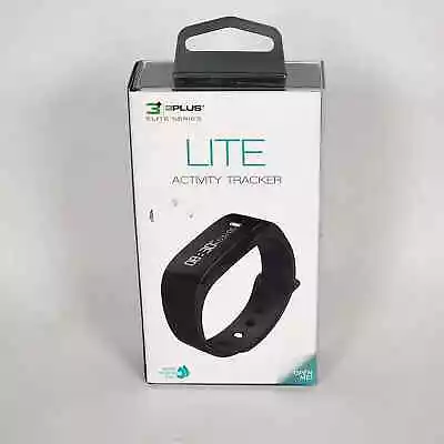 3Plus Lite - Fitness & Activity Tracker Water Resistant (3PL-LITE-BK) Black -NEW • $17.99