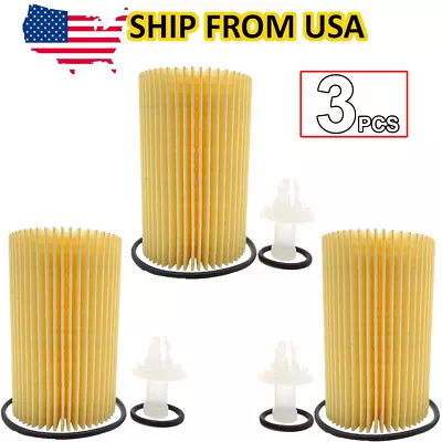 Three (3) Car Oil Filter For Lexus LX570 Tundra Land Cruiser Sequoia 4.6 5.7L V8 • $15.99