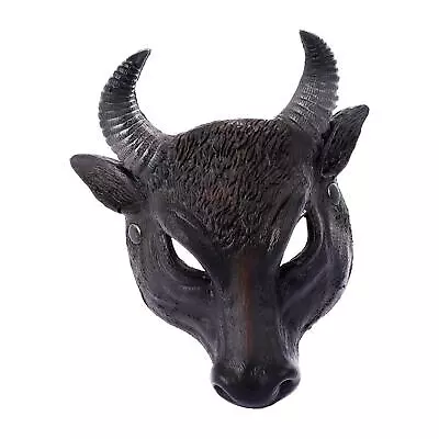 Buffalo Mask Bull Head Mask Realistic Adult For Halloween Cosplay Masquerade New • $19.20