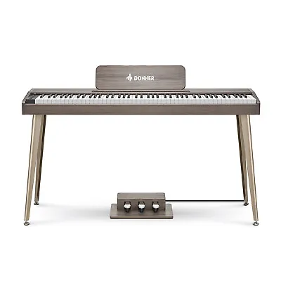 Donner DDP-60 Digital Piano Electric Keyboard 88 Velocity-Sensitive Key + Stand • $329.99