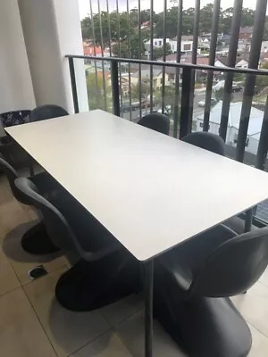 $3.25 • Buy Used Outdoor Furniture Bo Concept Dining Table And Chairs