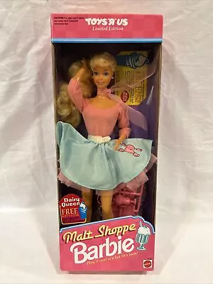 Vintage 1992 Malt Shoppe Barbie Doll Limited Edition Toys R Us Mattel • $27