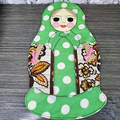 Matryoshka Russian Nesting Doll Handmade Fabric Wall Hanging Table Placemat 16  • $18.95