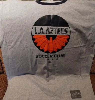 XXL Steve David Throwback 1974 LA Aztecs Player T-shirt MLS Galaxy  • $19.95