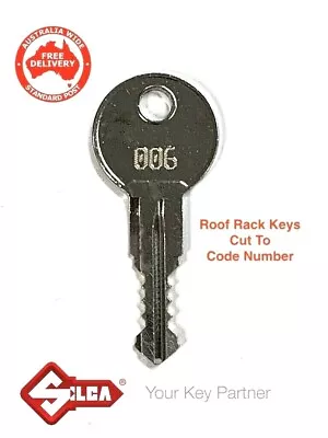 Replacement Rhino & Thule Roof Rack & Pod Lock Keys Cut To Code Number-FREE POST • $11